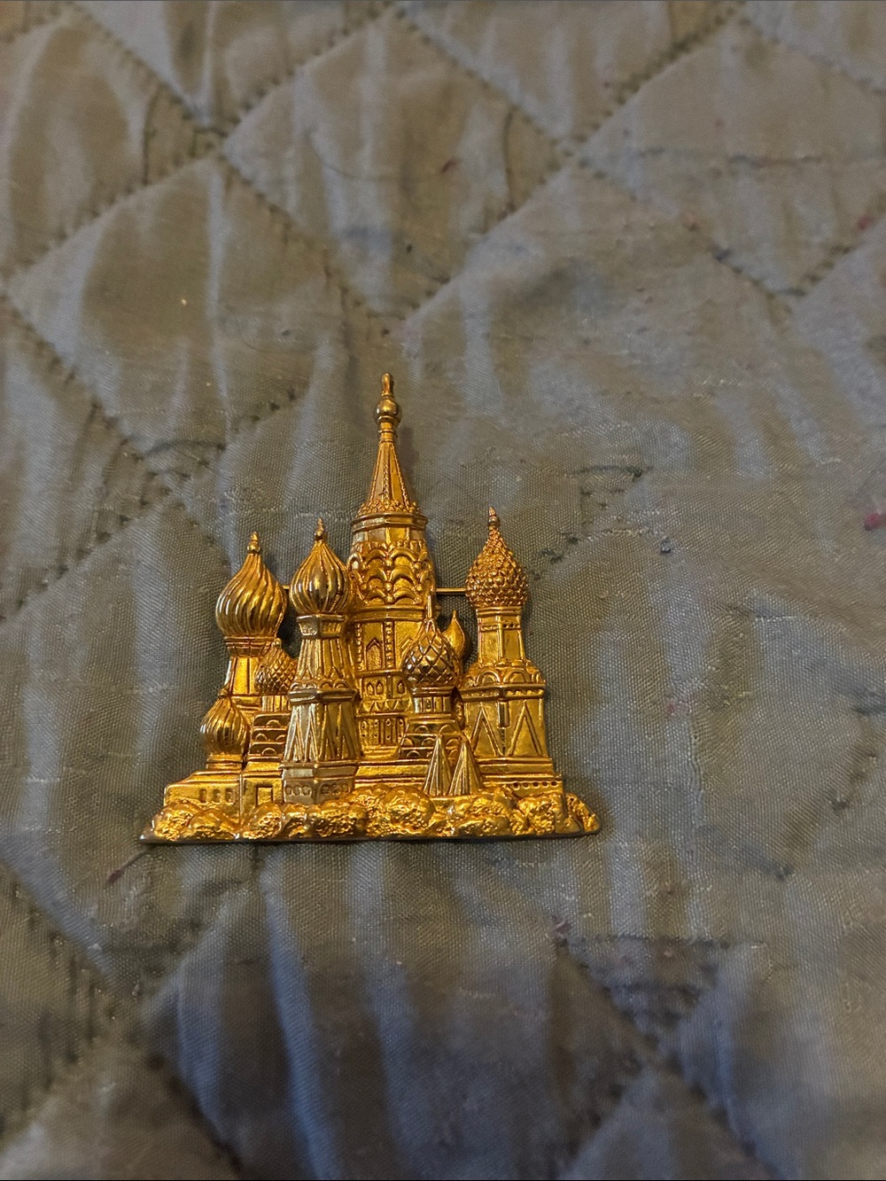 Vintage JJ Russian St. Basil’s Cathedral Brooch